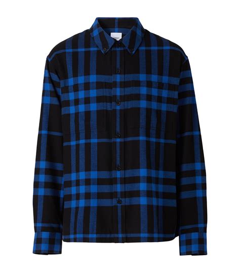 burberry mens silk shirt|burberry check flannel shirt.